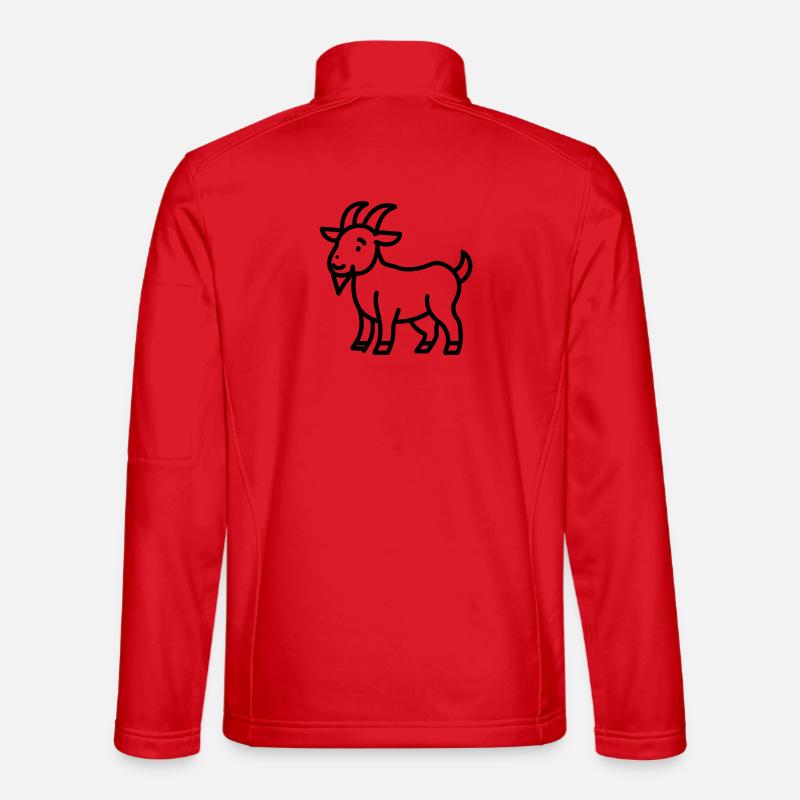 chèvre Veste en tissu softshell Unisexe
