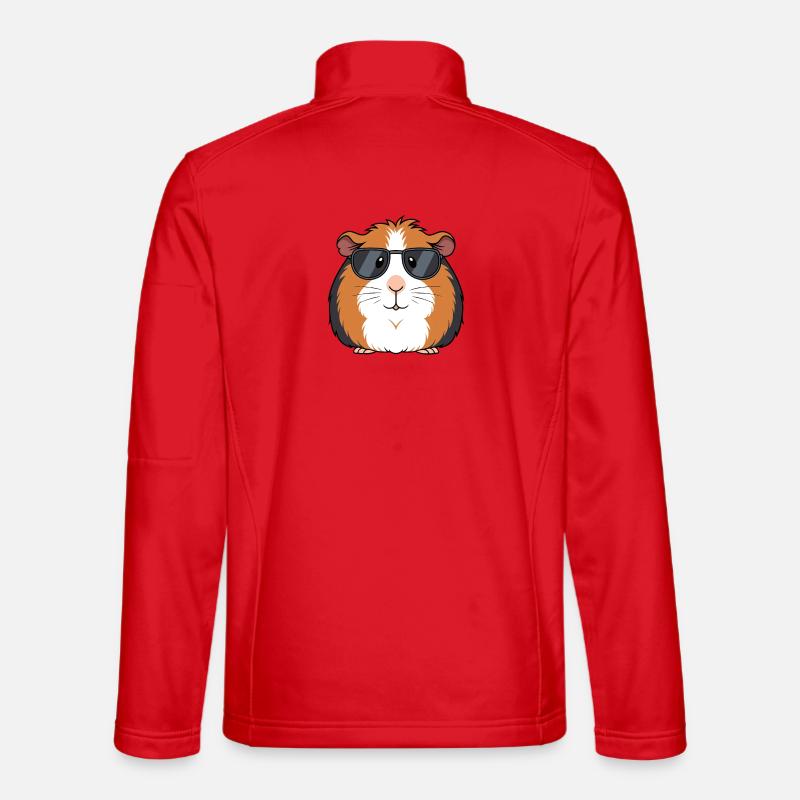 Cochon d'Inde lunettes soleil chic Veste en tissu softshell Unisexe