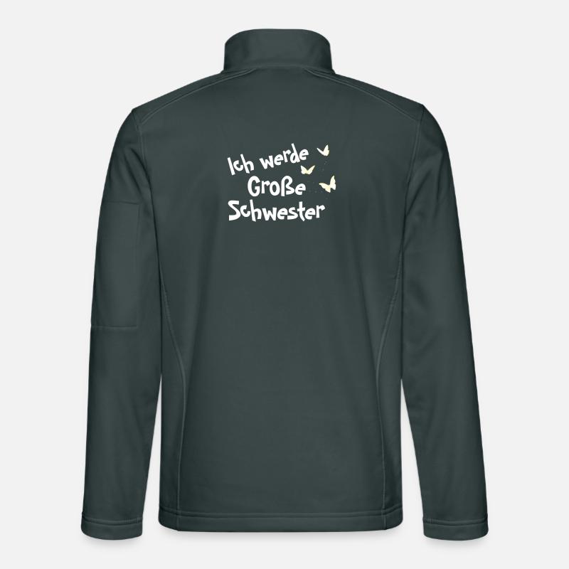 Ich werde Große Schwester Unisex Softshelljacke