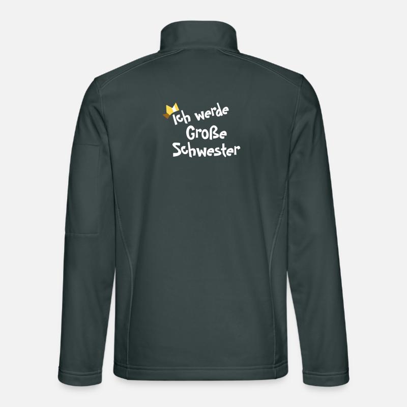 Ich werde Große Schwester Unisex Softshelljacke