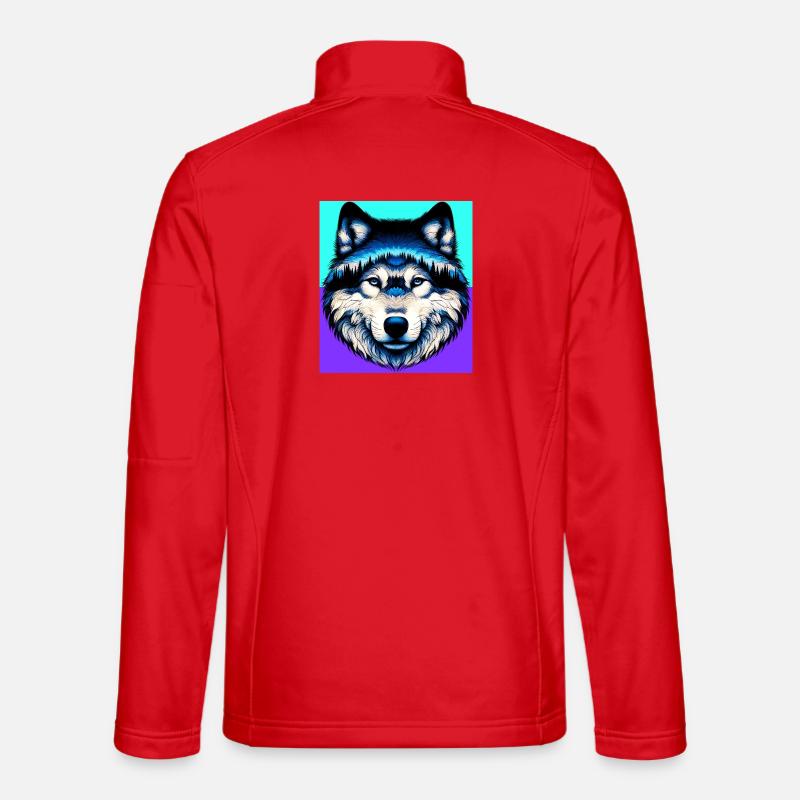 Wolf - Unisex Softshelljacke - Rot