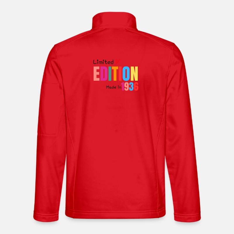 Limited edition Made in 1936 - Unisex Softshell Jacket - red
