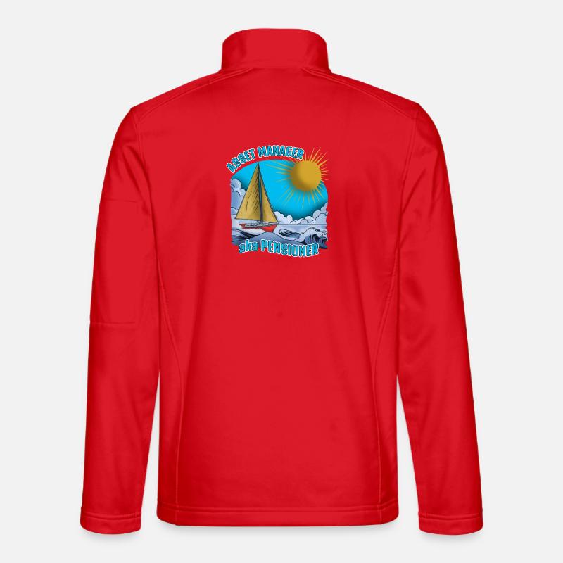 Asset Manager aka Pensioner - Unisex Softshelljacke - Rot