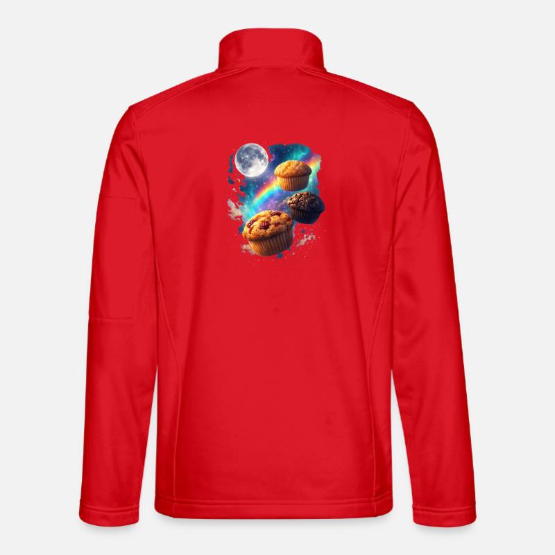 Space muffins cosmic delight - Unisex Softshell Jacket - red