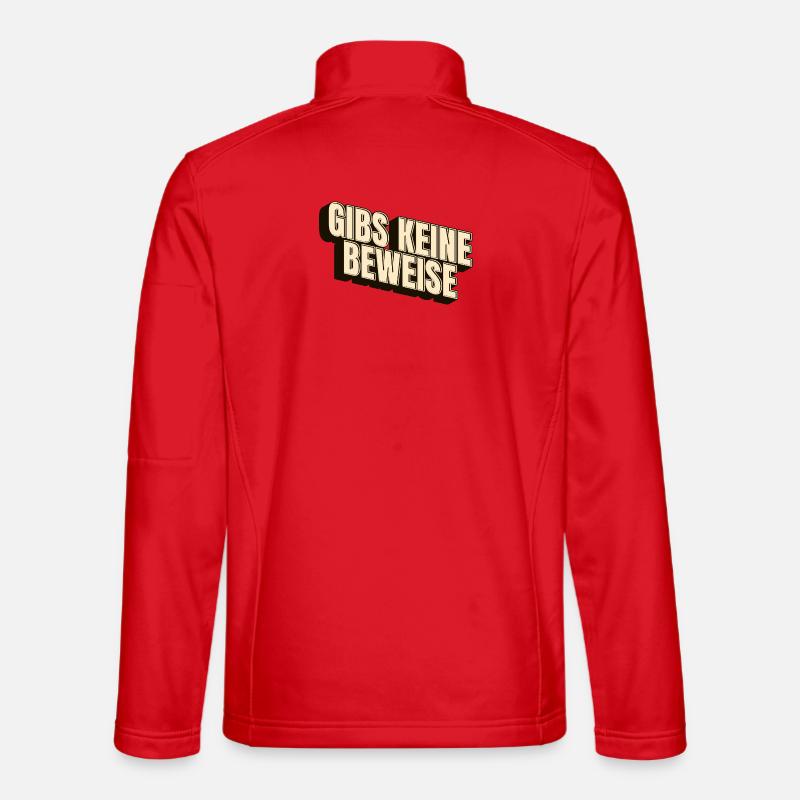 There is no evidence - Unisex Softshell Jacket - red