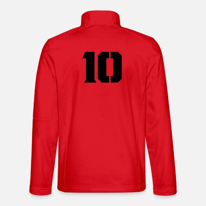 10 - Unisex Softshell Jacket - red