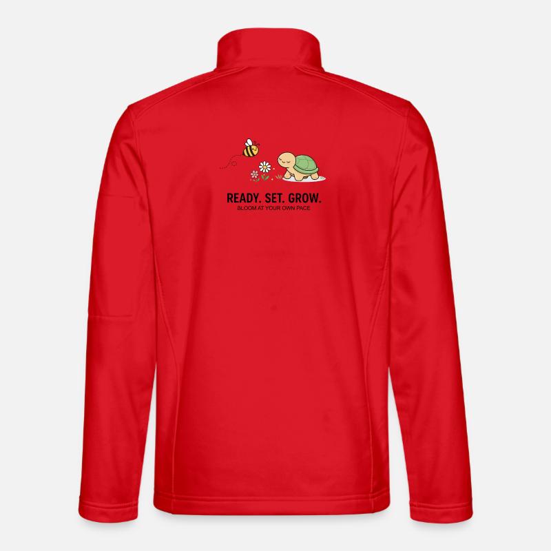 Tartaruga e Ape del Giardino Gentili - Giacca softshell unisex - rosso
