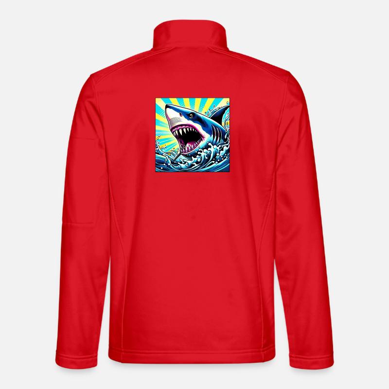 Shark - Unisex Softshell Jacket - red
