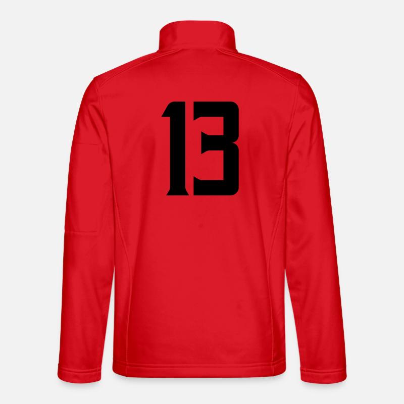 13 - Unisex Softshell Jacket - red