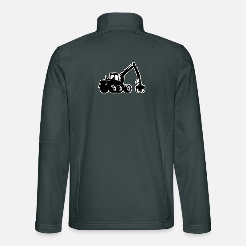 Harvester Silhouette Unisex Softshell Jacket