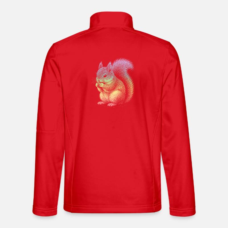 Squirrel - Unisex Softshell Jacket - red