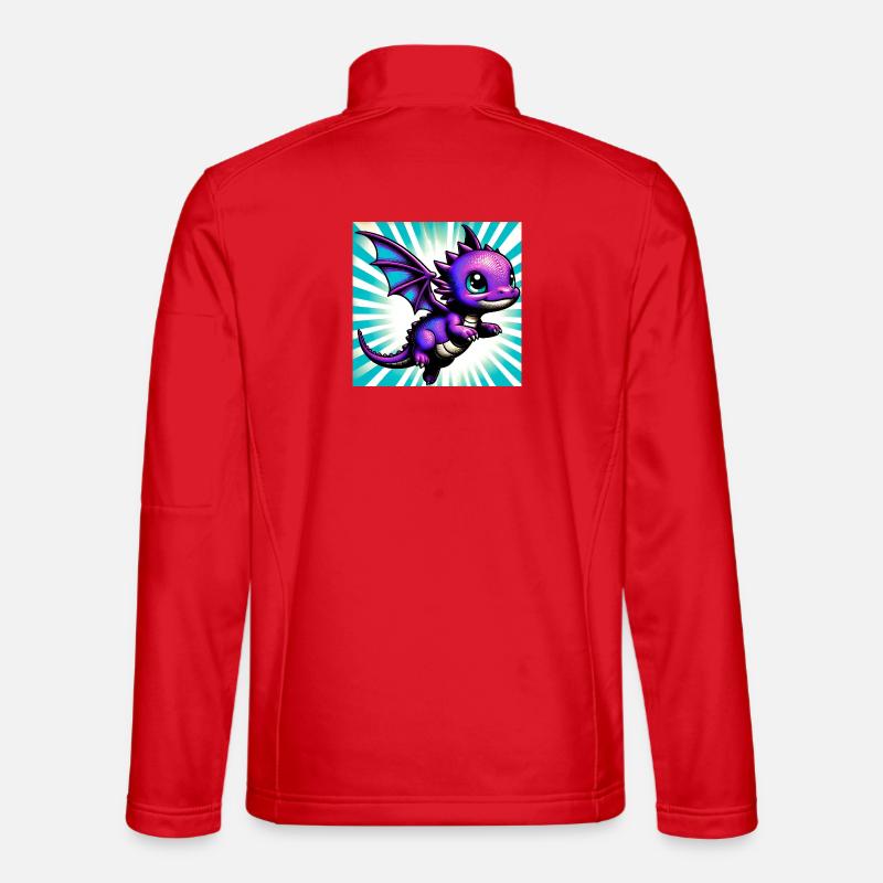 dragon - Unisex Softshell Jacket - red