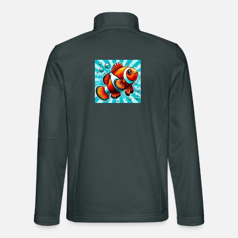 Clownfisch Unisex Softshelljacke