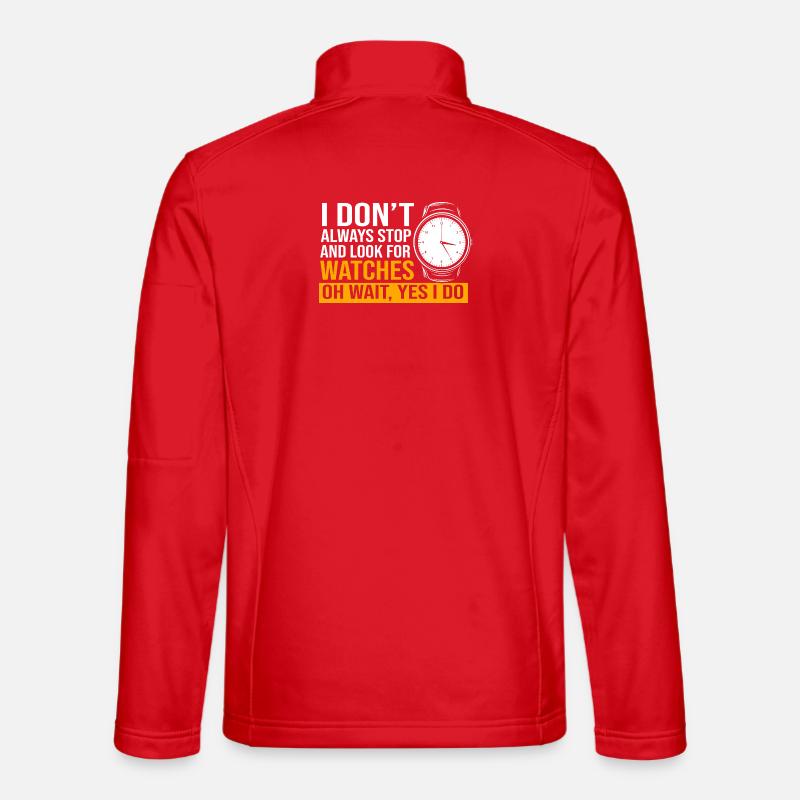 Mullet Haarschnitt Vokuhila - Unisex Softshelljacke - Rot