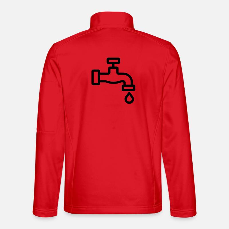 robinet Veste en tissu softshell Unisexe