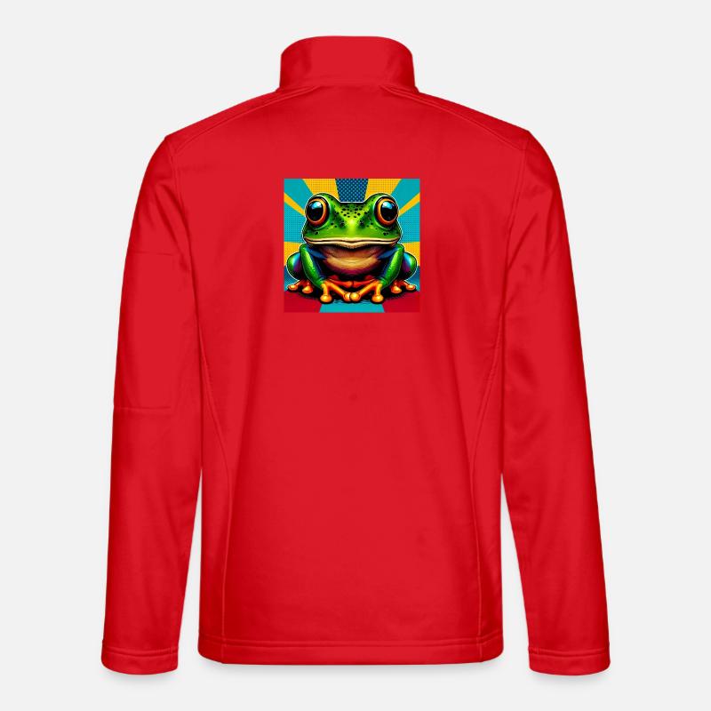 Frosch - Unisex Softshelljacke - Rot