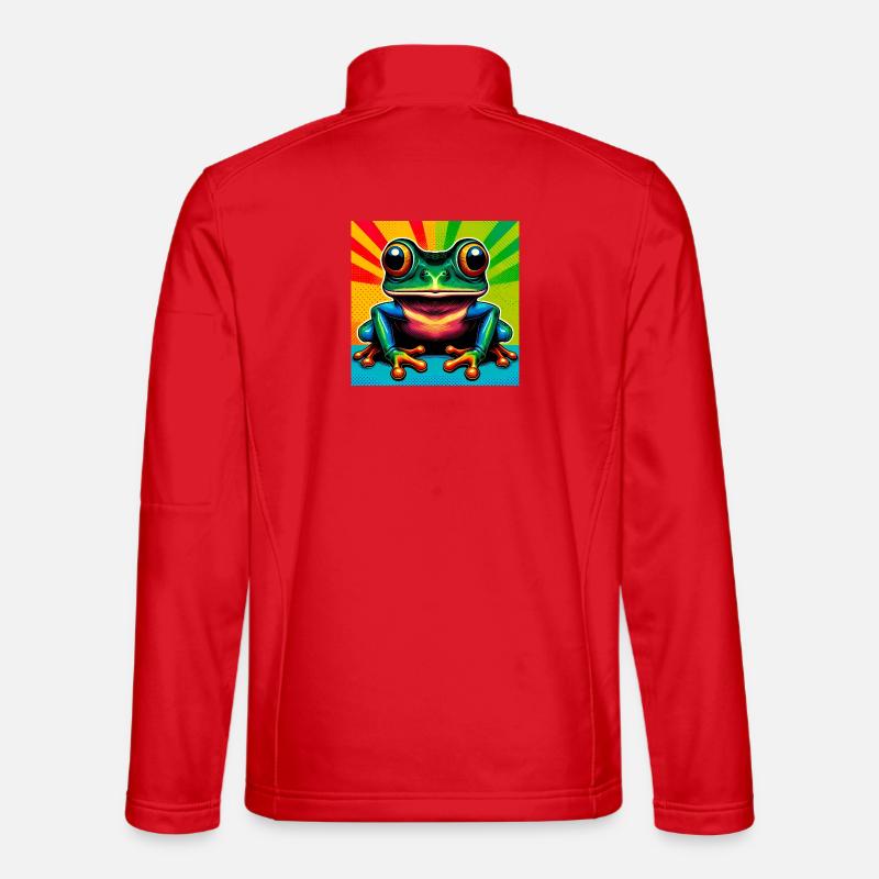 frog - Unisex Softshell Jacket - red
