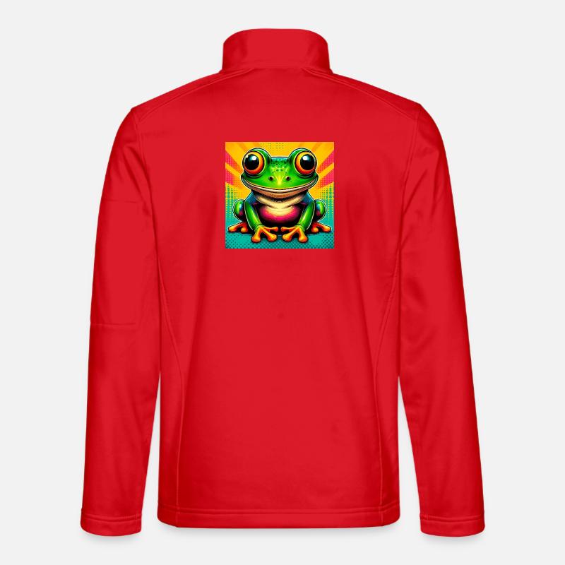 Frosch - Unisex Softshelljacke - Rot