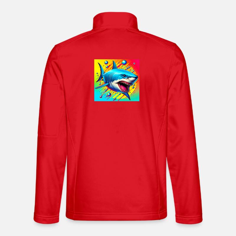 Shark - Unisex Softshell Jacket - red
