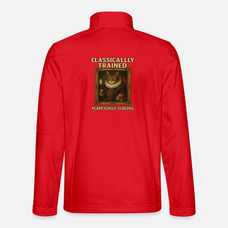 Classically Trained Perpetually Judging Renaissanc - Unisex Softshell Jacket - red