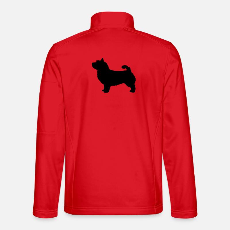 Norwich Terrier silhouette Unisex Softshell Jacket
