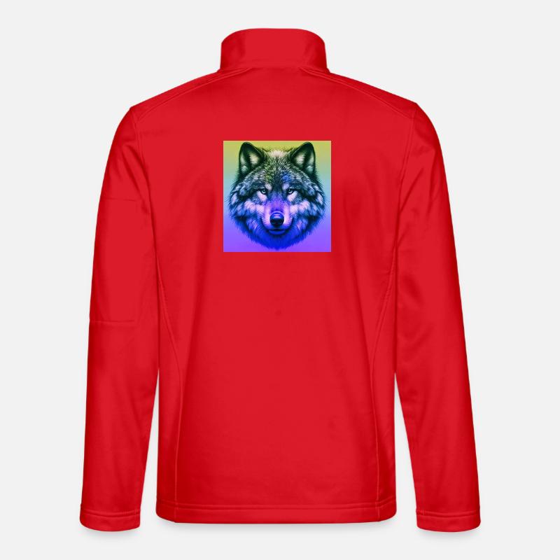 Wolf - Unisex Softshell Jacket - red