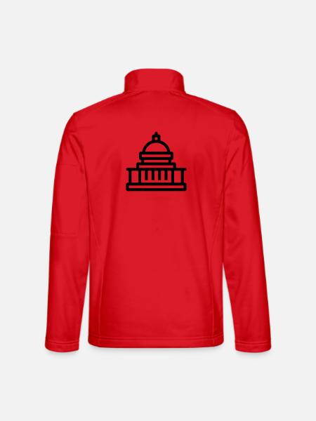 government - Unisex Softshell Jacket - red