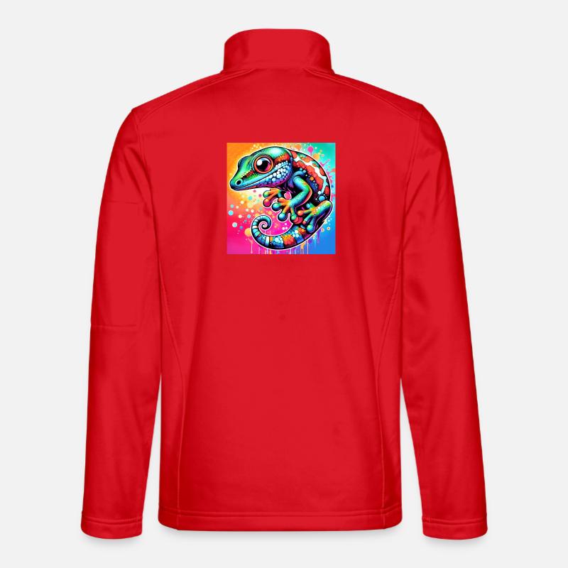 Gecko - Unisex Softshell Jacket - red