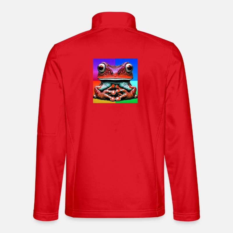 Frosch - Unisex Softshelljacke - Rot