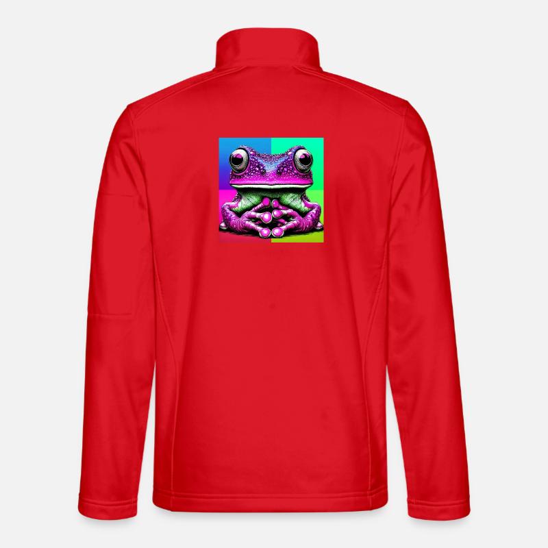 frog - Unisex Softshell Jacket - red
