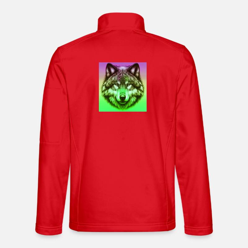 Wolf - Unisex Softshelljacke - Rot