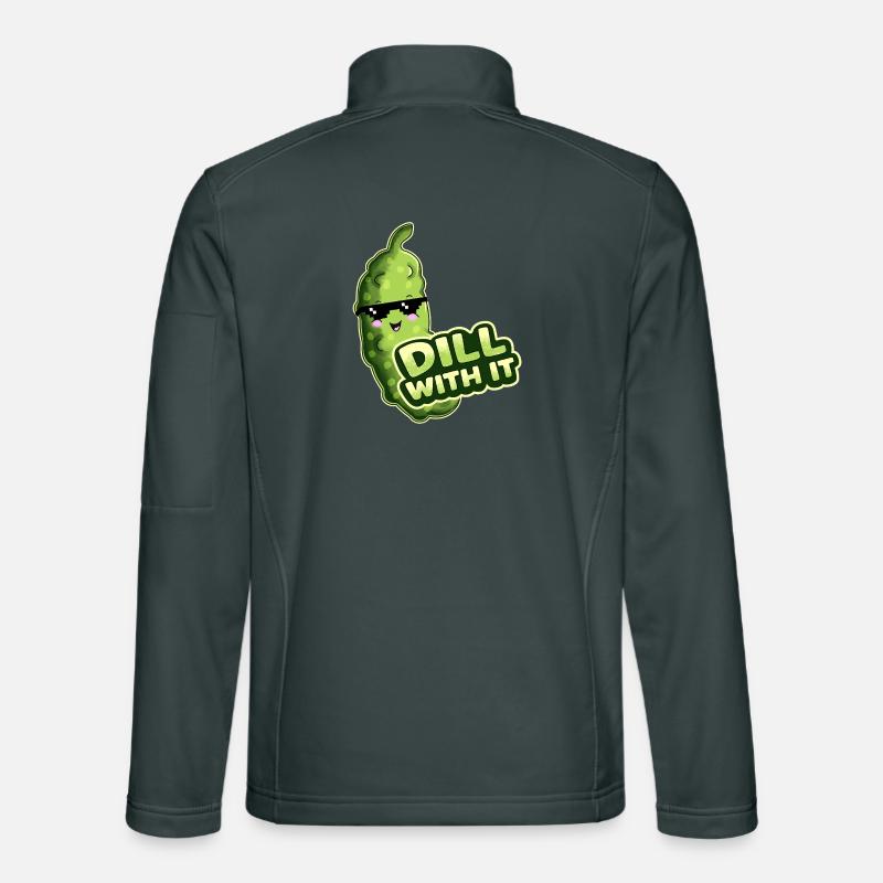 Dill With It Cucumber Unisex Softshell Jacket