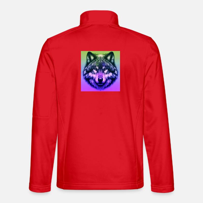 Wolf - Unisex Softshelljacke - Rot