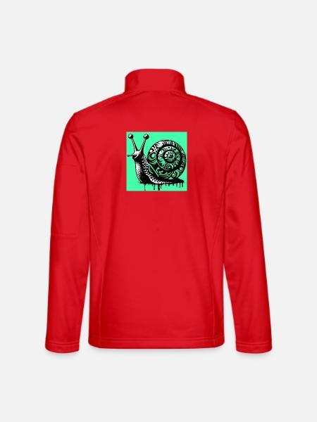 Snail - Unisex Softshell Jacket - red