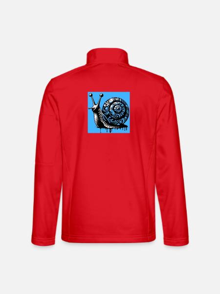 Snail - Unisex Softshell Jacket - red