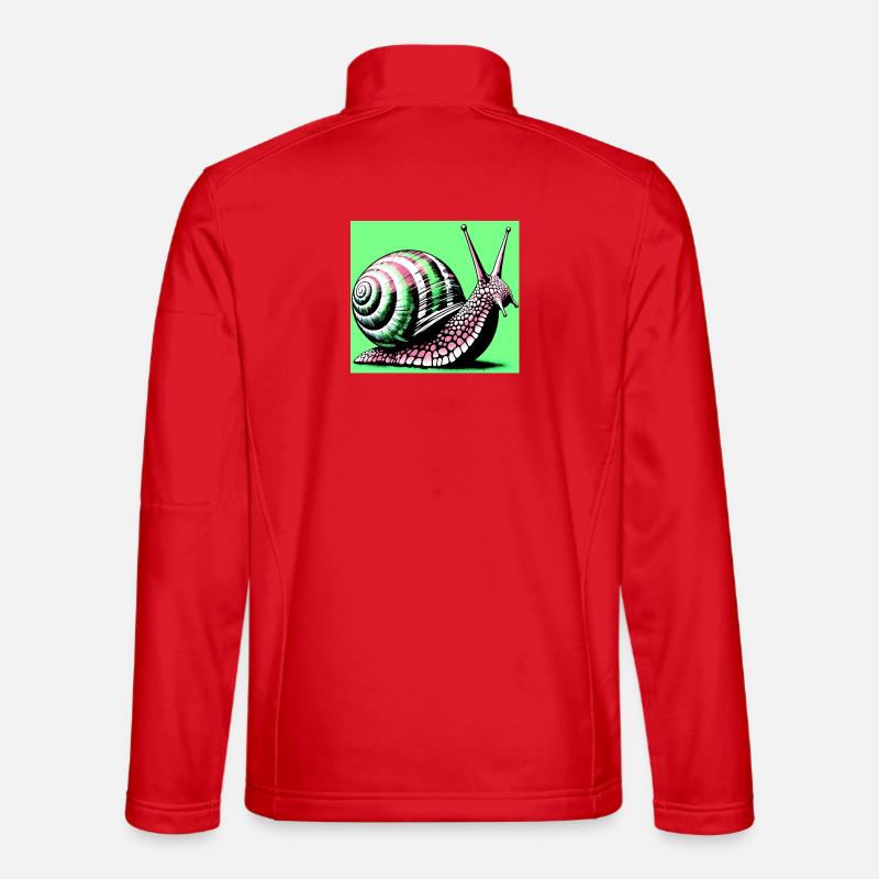 Schnecke - Unisex Softshelljacke - Rot