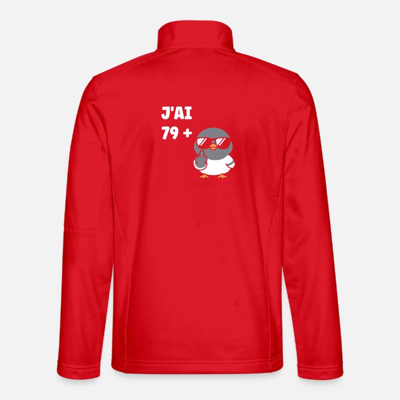 79 plus 1 - Unisex Softshelljacke - Rot
