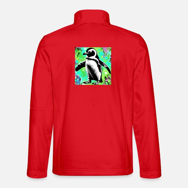 Pinguin - Unisex Softshelljacke - Rot