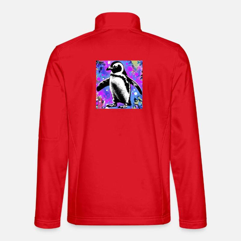 penguin - Unisex Softshell Jacket - red