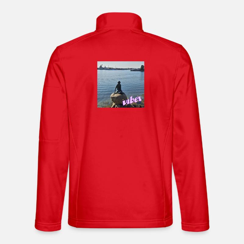 Vibes - Unisex Softshell Jacket - red