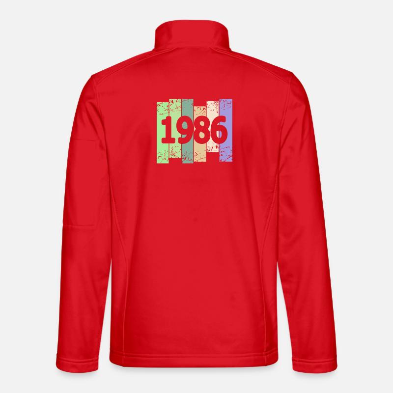Artwork 1986 - Unisex Softshell Jacket - red