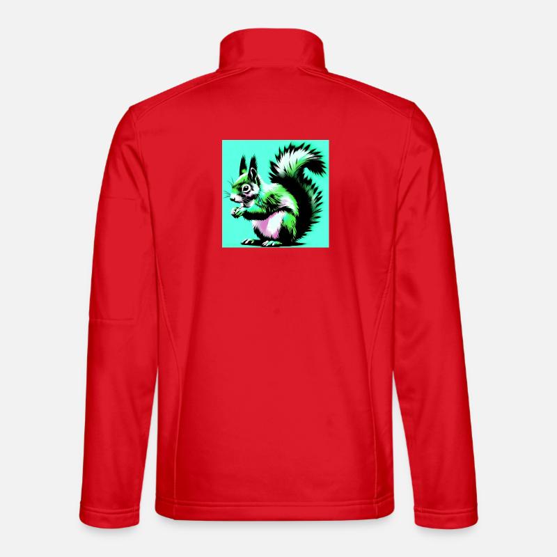 Eichhörnchen - Unisex Softshelljacke - Rot
