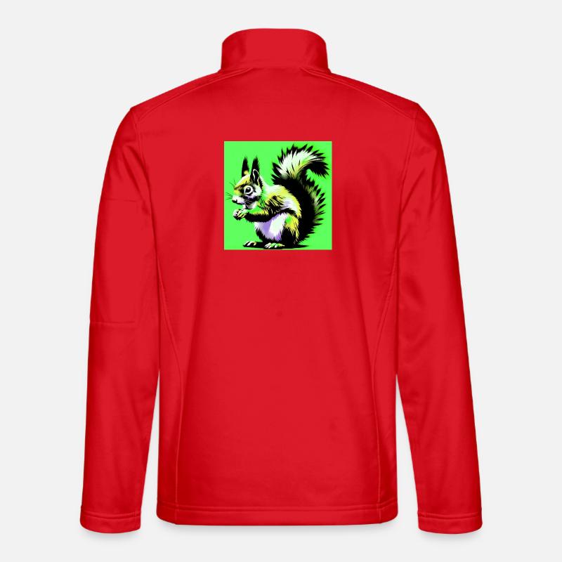 Eichhörnchen - Unisex Softshelljacke - Rot
