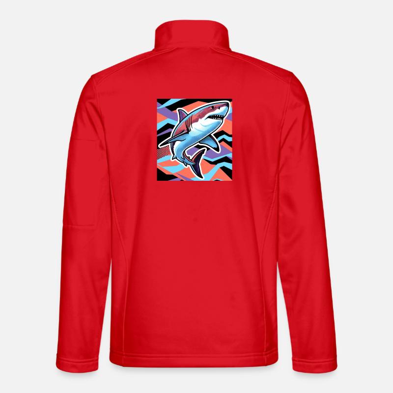 Shark - Unisex Softshell Jacket - red