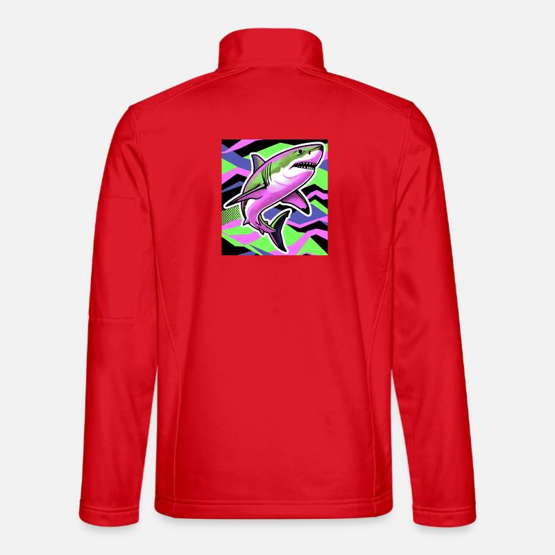 Shark - Unisex Softshell Jacket - red