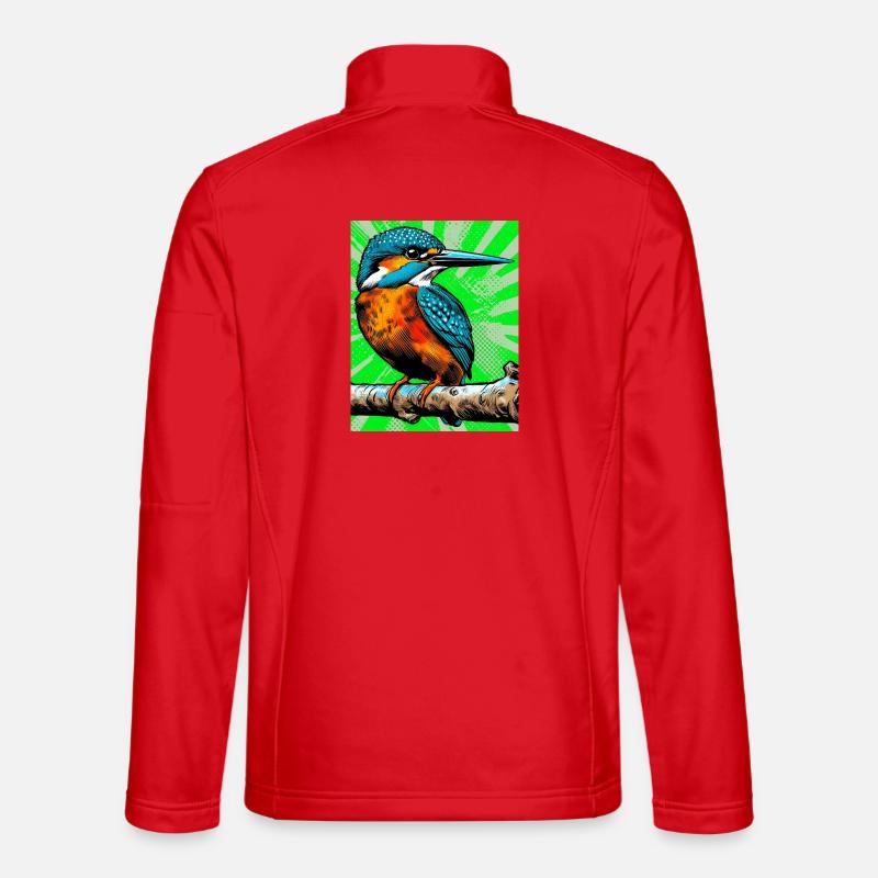 kingfisher - Unisex Softshell Jacket - red