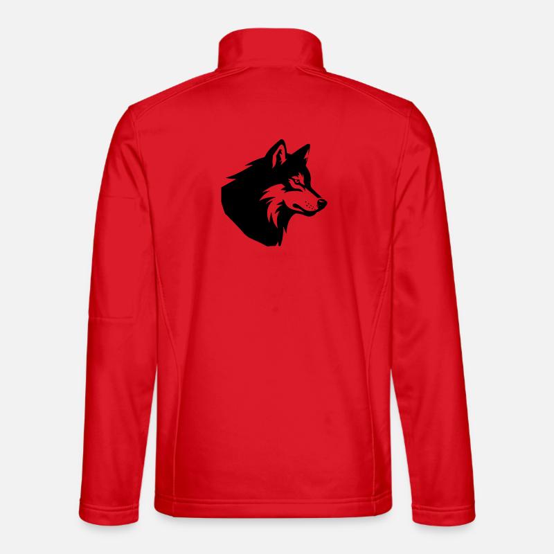Wolf - Unisex Softshelljacke - Rot