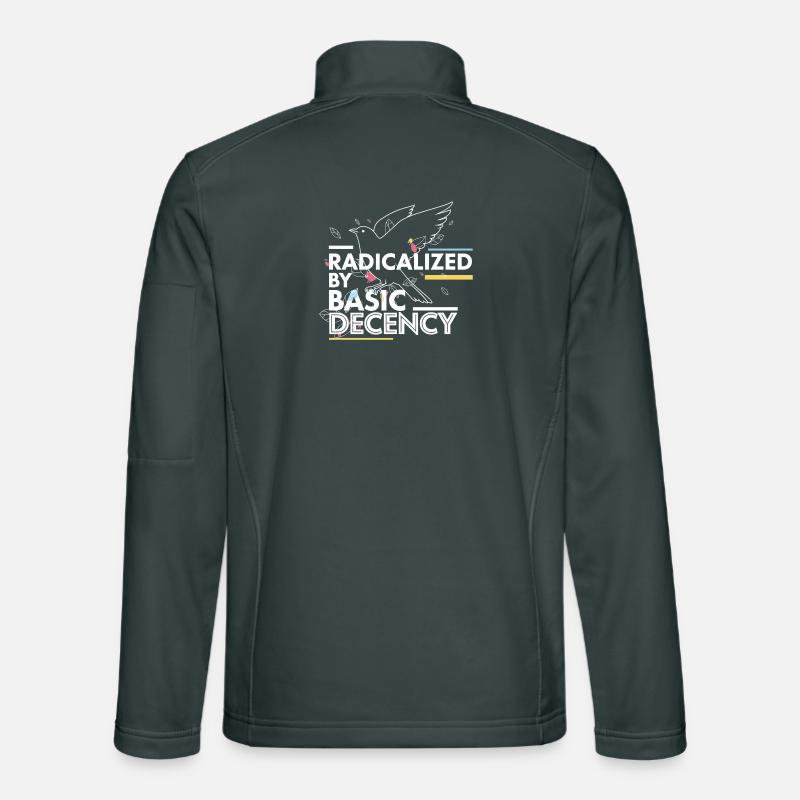 Radicalisé par la conception d’une déclaration de décence de base Veste en tissu softshell Unisexe