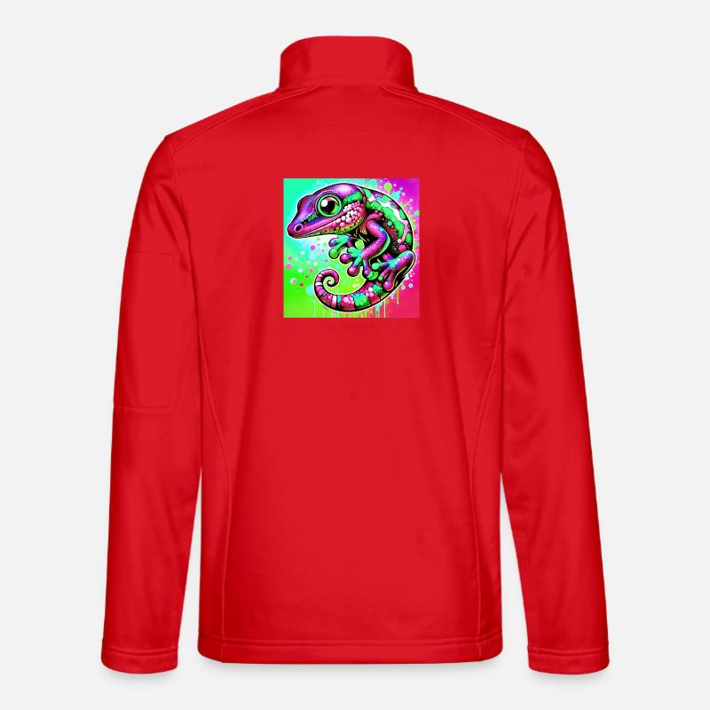 Gecko - Unisex Softshell Jacket - red