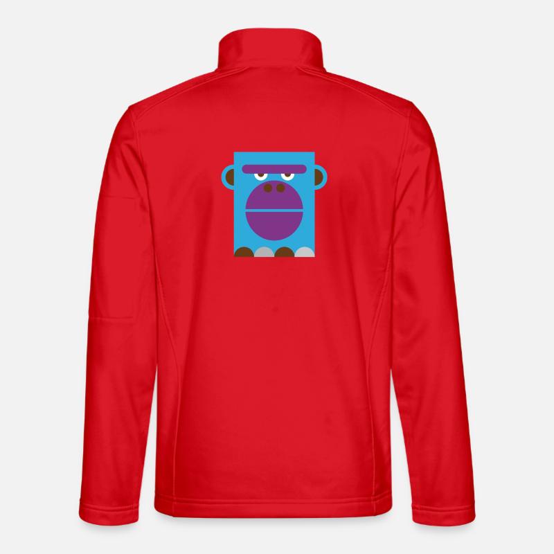 Gorilla - Unisex Softshelljacke - Rot